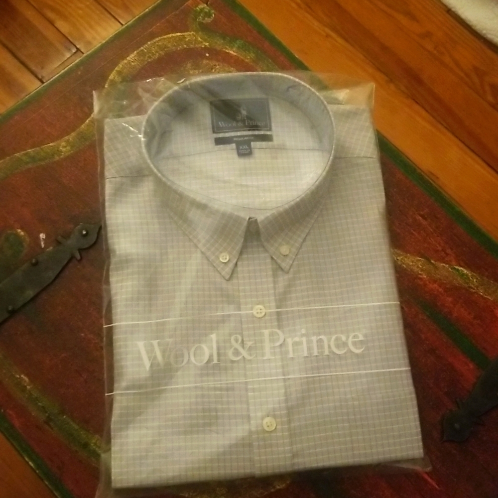 Men's xxl Wool & Prince Long Sleeve Shirt